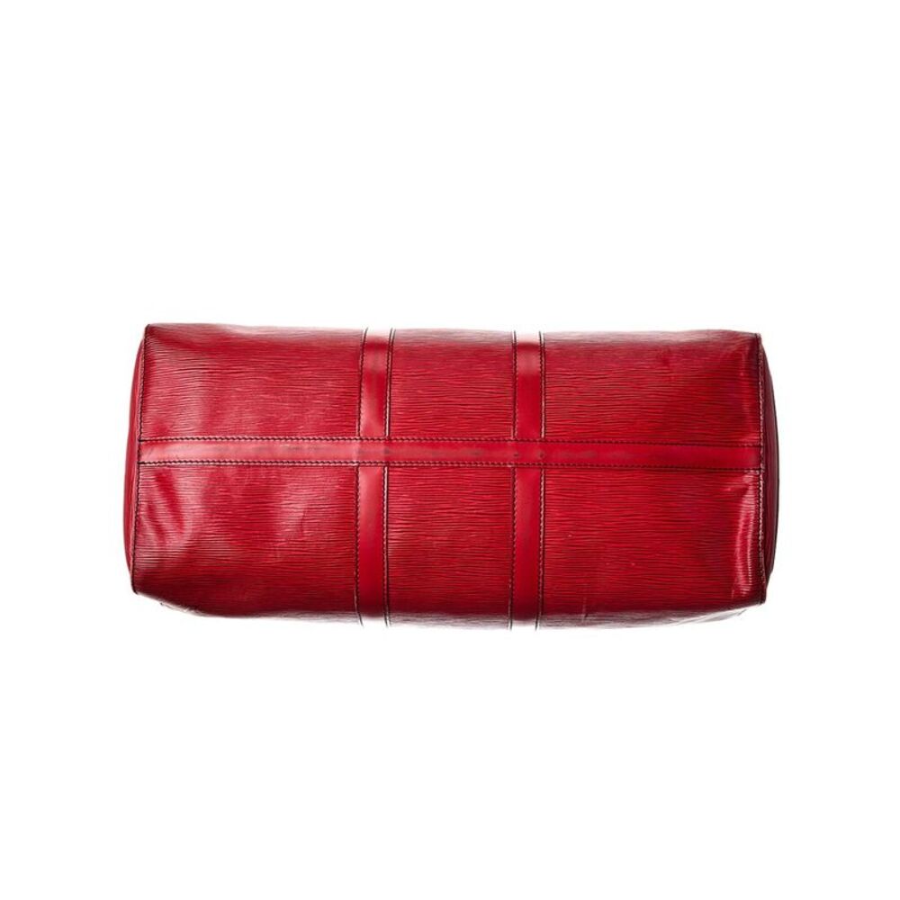 Louis Vuitton Red Epi Leather Keepall 55 (Authentic Pre-Loved) - Picture 3 of 4